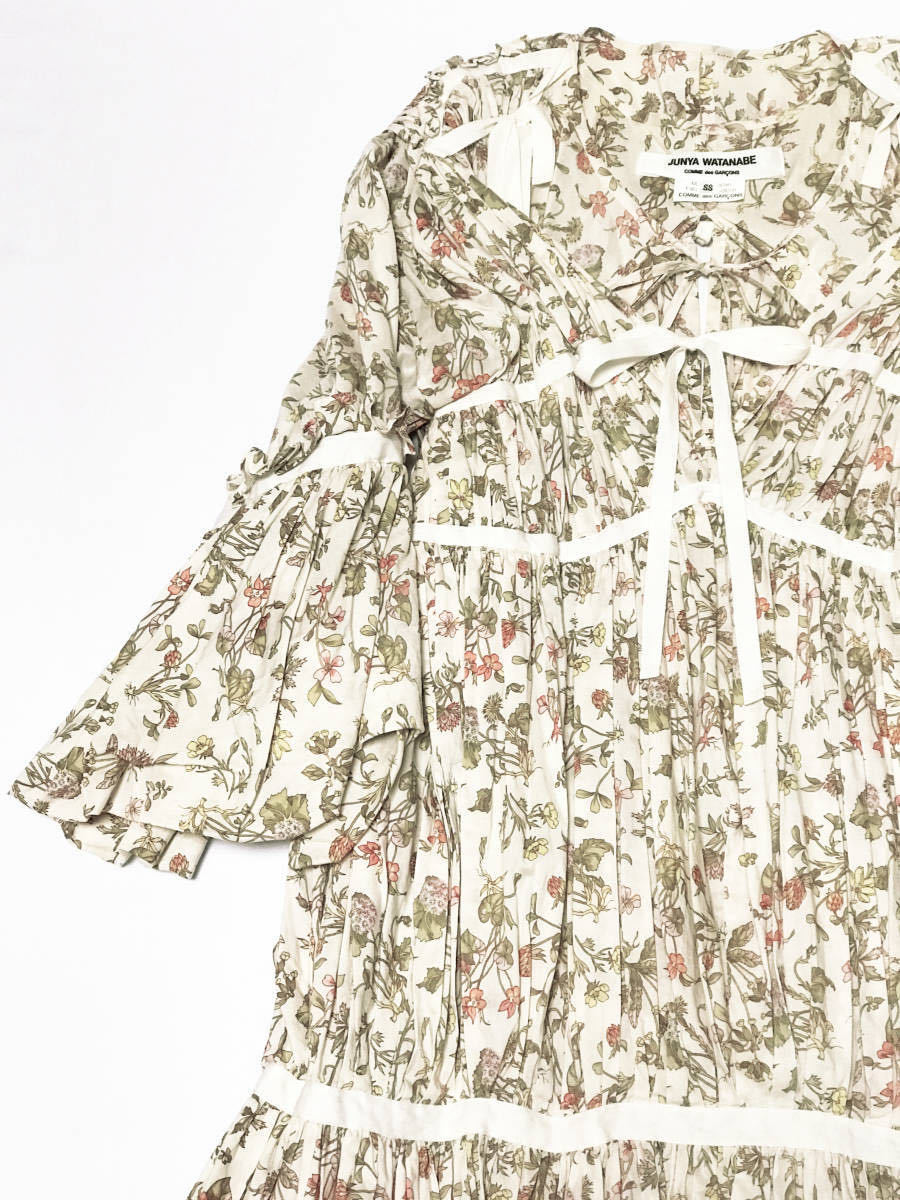 YUKI 汽車に乗って 花柄 ワンピース フローラル JUNYA WATANABE