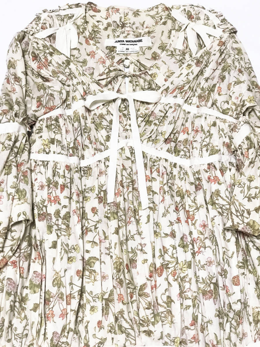 YUKI. машина ... цветочный принт One-piece цветочный JUNYA WATANABE Comme des Garcons Junya 08SS 2008SS Floral Pattern Dress