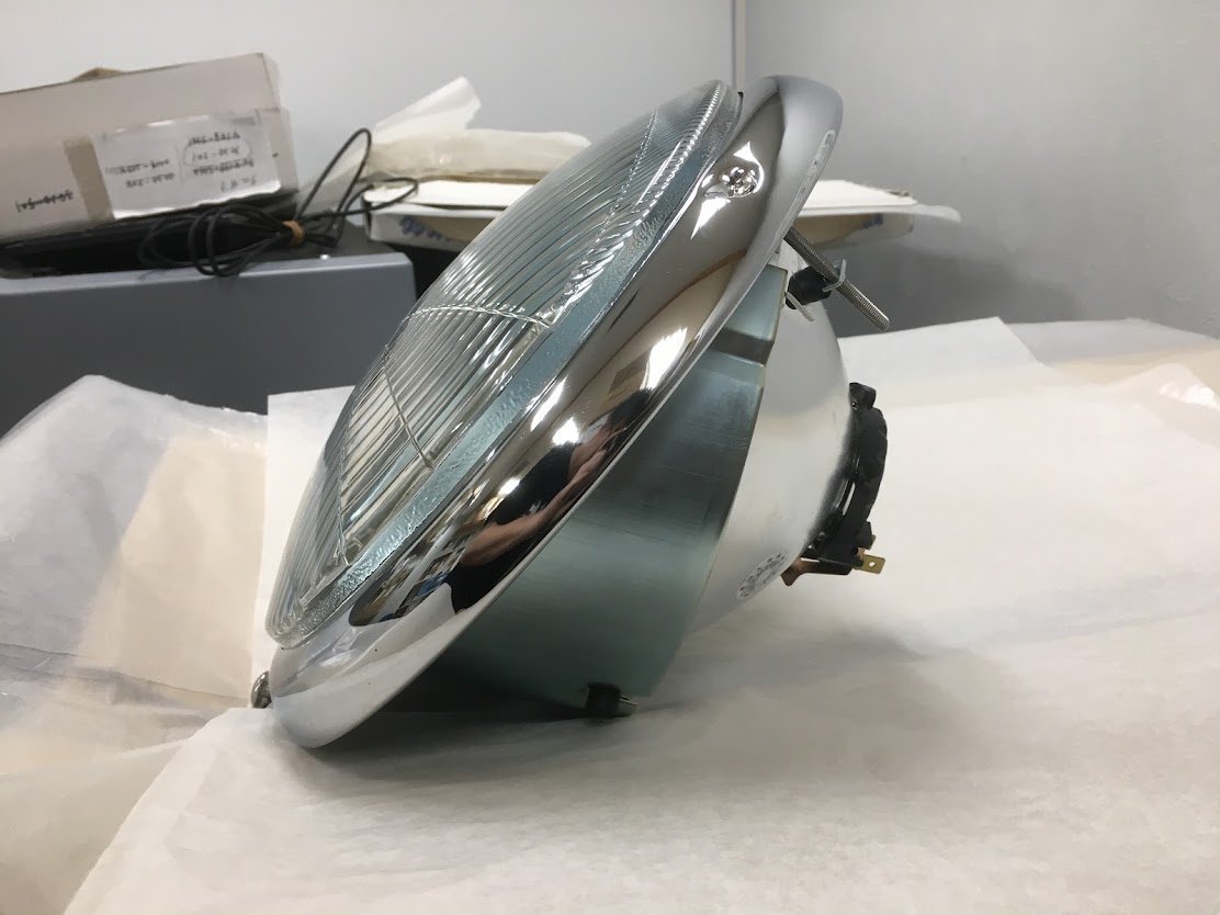  Porsche 356 H4e? for head light assembly 1 piece 356A, 356B, 356C 1950-1964 headlamp Speedster air cooling Beetle 52~66