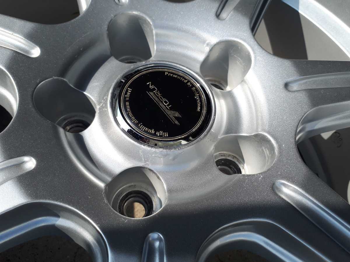 宅配 バリ溝。AL社外ホイール15インチ×6J+38 114.3/5穴 タイヤ
