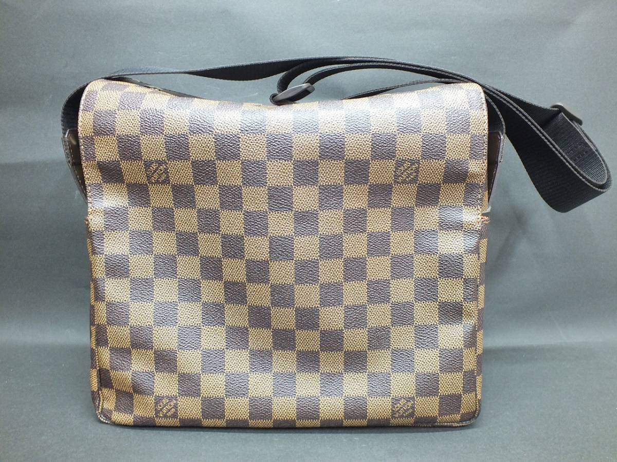 〇LOUIS VUITTON ナヴィグリオ ショルダーバッグ ダミエ エベヌ N45255