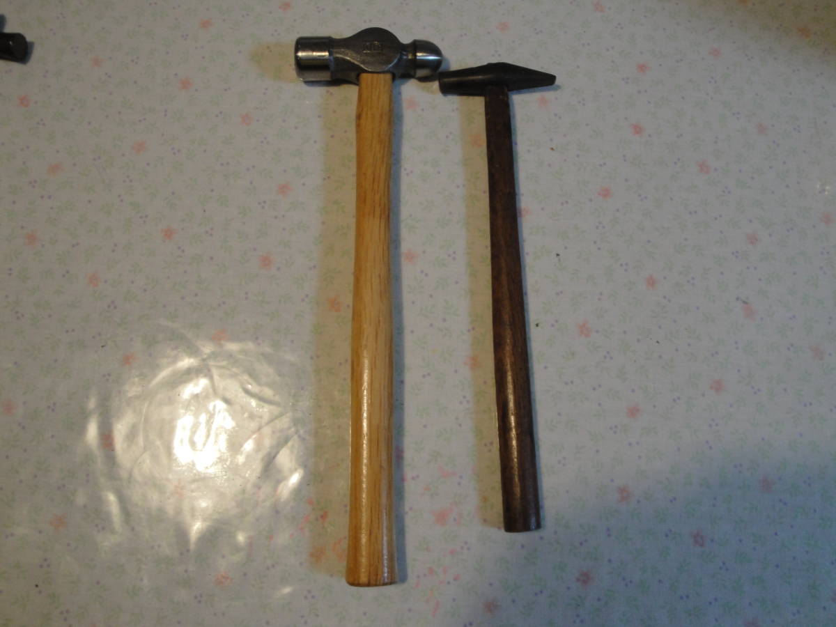 ◇オーエッチ工業 木柄ハンマー&小型木柄ハンマー◇送料390円,DIY,かなづち,工作道具,収集趣味