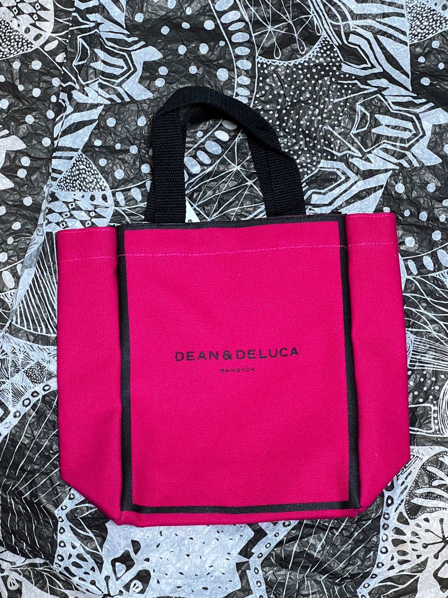 完売　DEAN&DELUCA  タイ　限定カラー　トートバッグ　ピンク　海外　日本未発売　ミニトート　可愛い　LOVE  