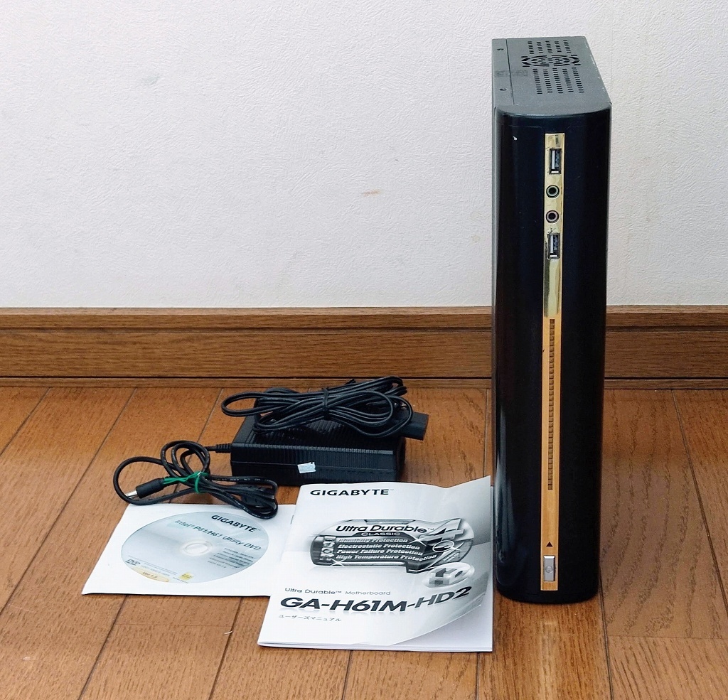 □省スペースPC GA-H61M-HD2 G1610 2.6GHz メモリ4GB SDD120GB □5034