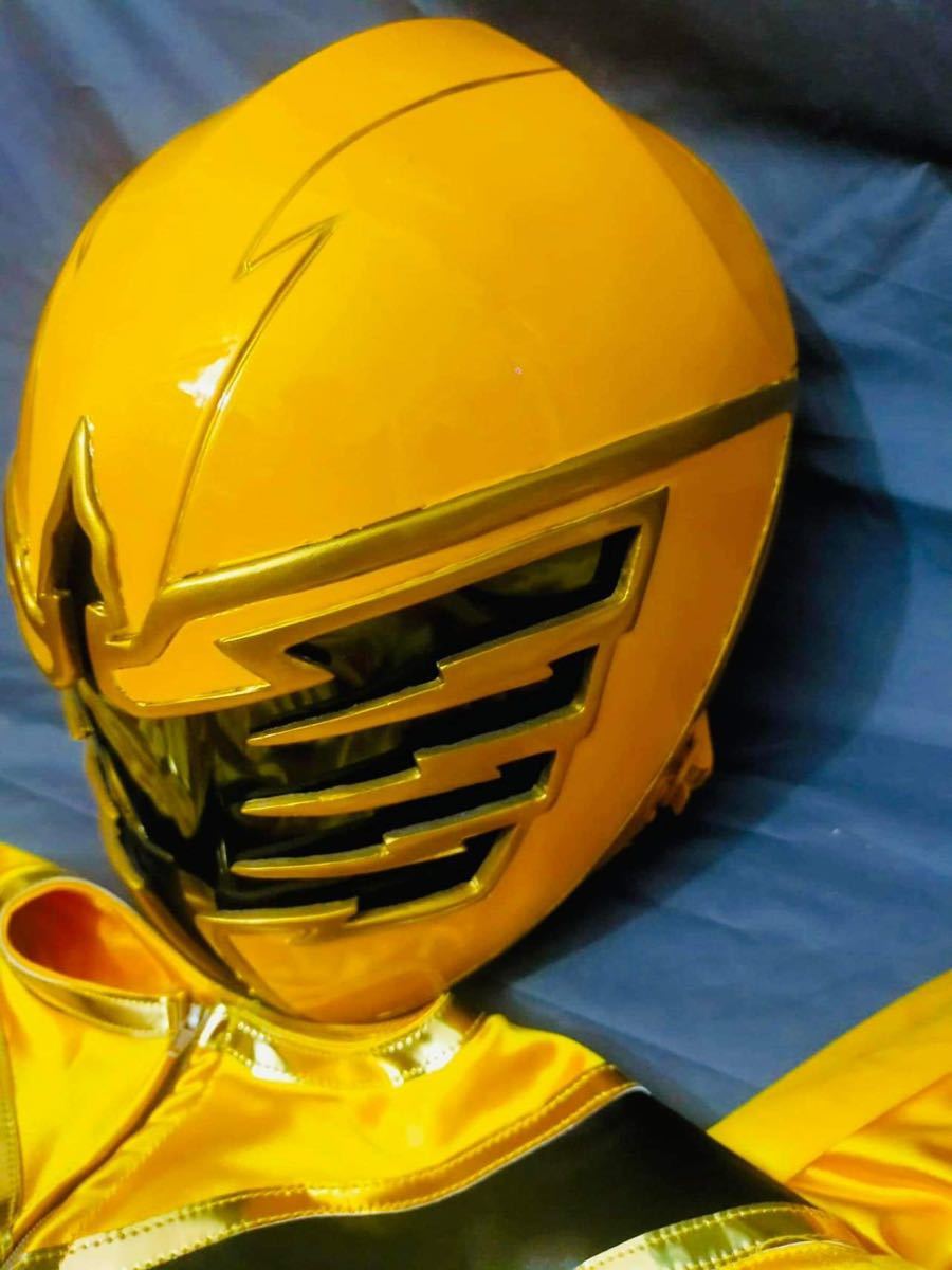 魔法戦隊マジレンジャー マジイエローヘルメット 1:1サイズ 着用可能 Yahoo!オークション - 1/1戦隊マジレンジャー マジイエロー