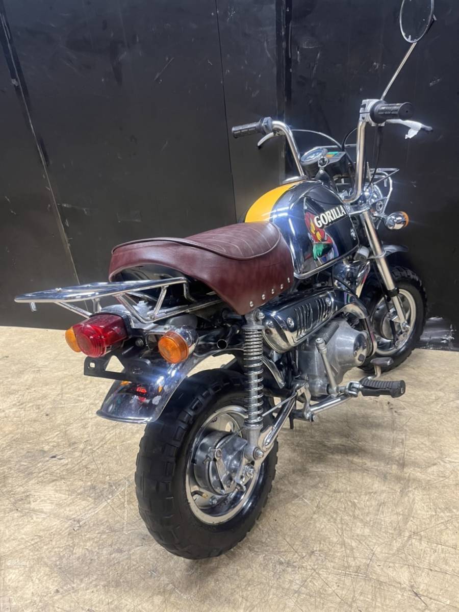 ホンダ ゴリラ Z50J 11511㎞ エンジン実働 50㏄ 通勤・通学などに 書類あり 大阪より 売り切り メッキゴリラ 検)モンキー エイプ 5
