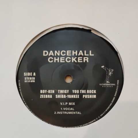 dance hall checker ダンスホールチェッカー　jラップ hiphop レア アナログ レコード 日本語 ラップ まとめ ジブラ 売り remix リミックス_画像1