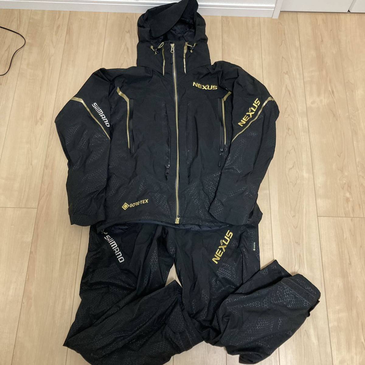 シマノ ネクサス GORE-TEX プロテクティブスーツ RT-119S Lサイズ 1円
