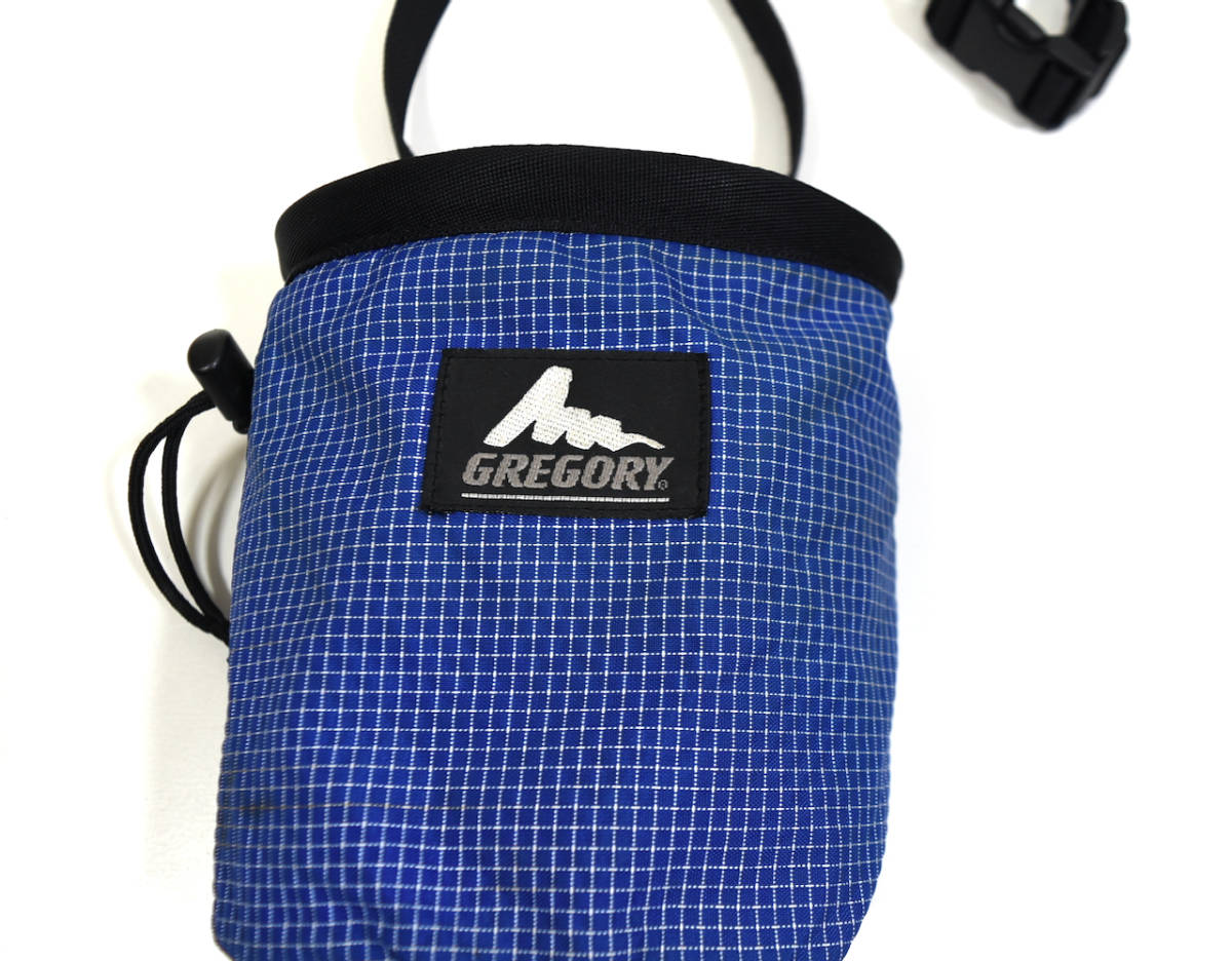 2000s GREGORY Chalk bag Blue spectra オールドグレゴリー チョークバッグ ショルダーポーチ ブルースペクトラ アウトドア_画像3