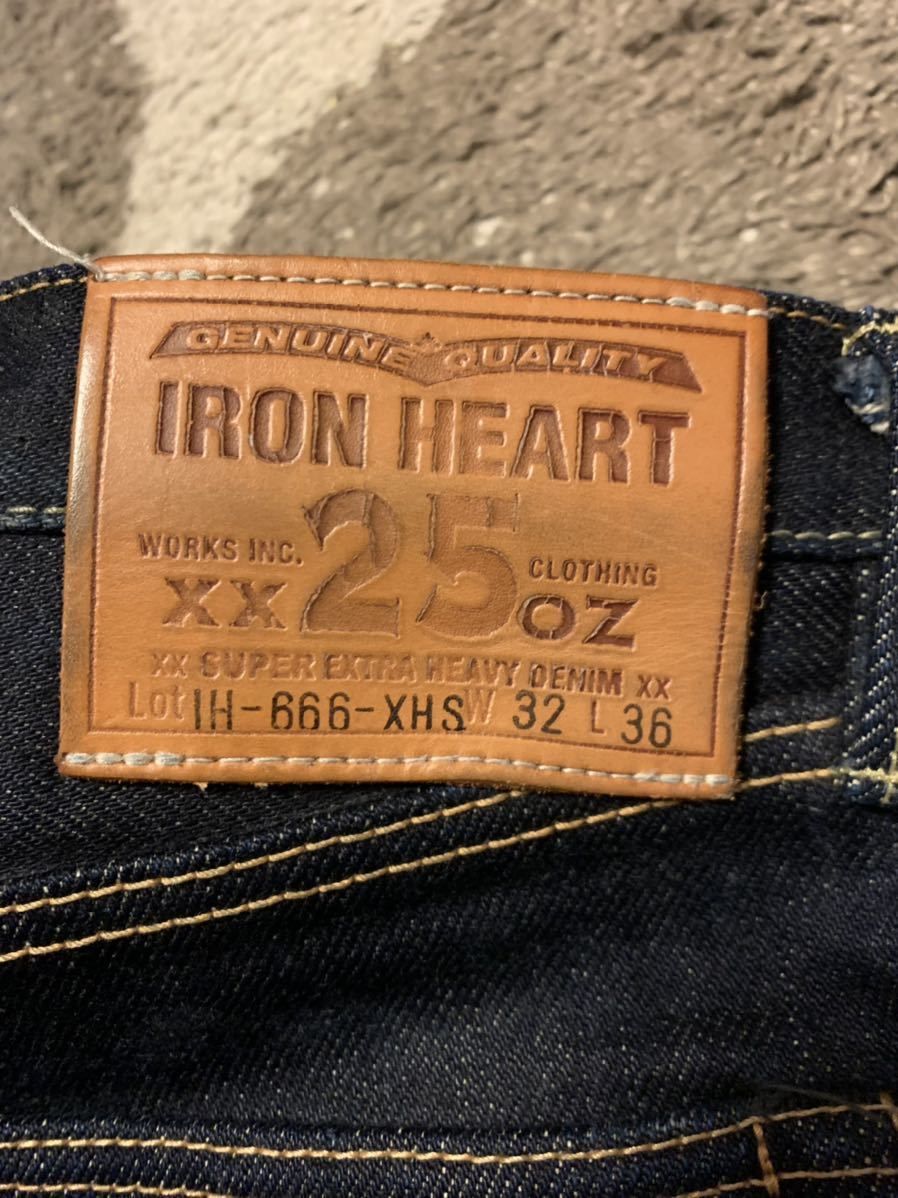 アイアンハート IRON HEART 25oz デニム666XHS アイアンハート IRON HEART 25oz デニム666XHS