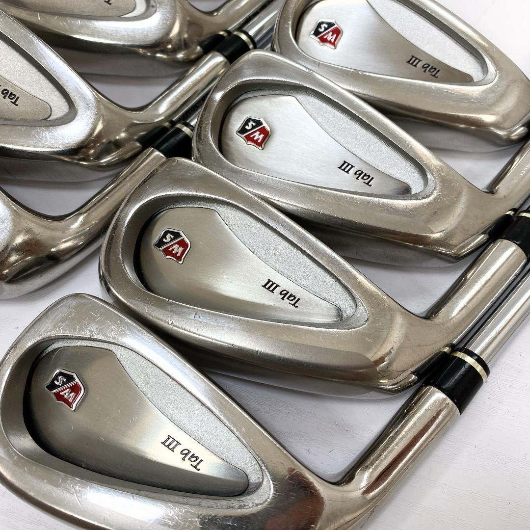 美品】ウィルソン Wilson Staff Tab III アイアン レフティ 左利き 8本