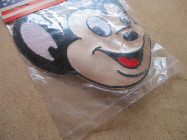 80s マイティマウス Mighty Mouseワッペン/ネズミpatchesテリー 80s マイティマウス Mighty Mouseワッペン/ネズミpatchesテリー