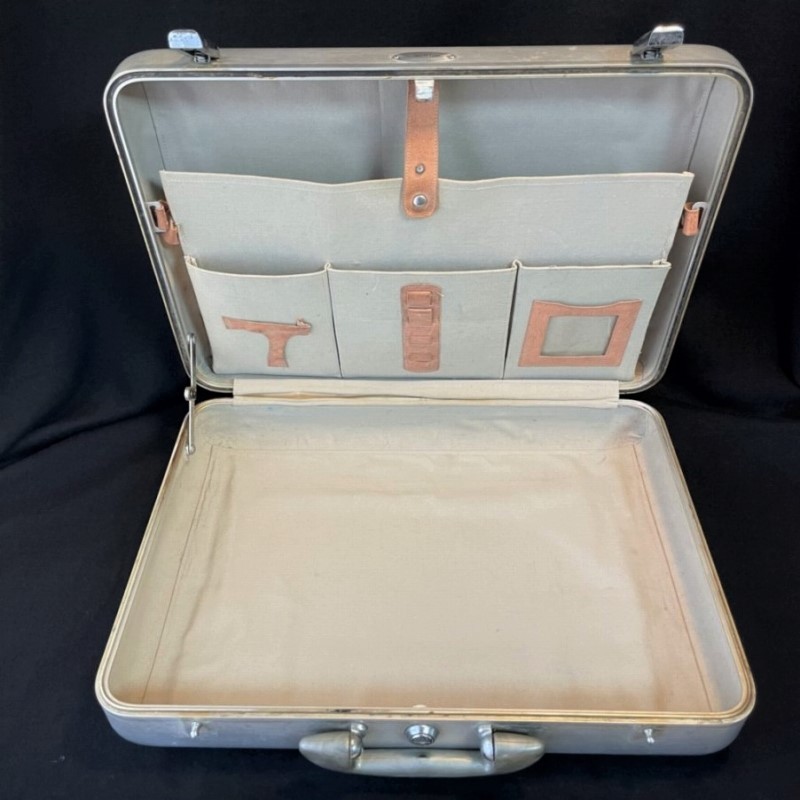  rare silver is li50s HALLIBURTON Zero Halliburton Vintage business case (ZERO Mid-century ) #11607