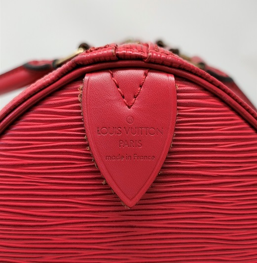 中古 ルイヴィトン スピーディ30 エピ レッド M59022 ボストンバッグ 赤 Louis Vuitton_画像10