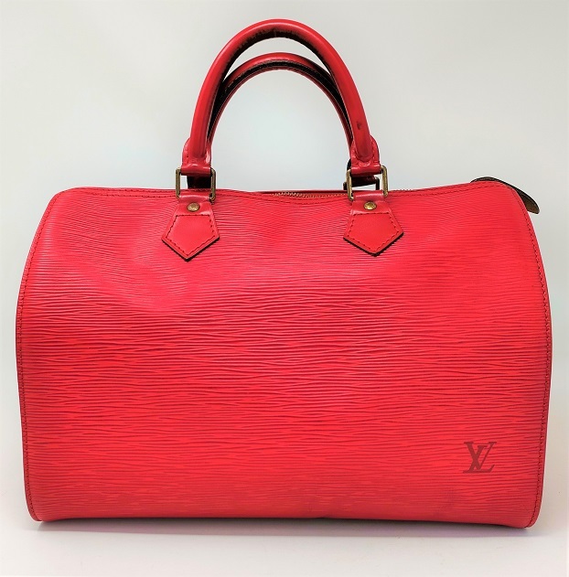中古 ルイヴィトン スピーディ30 エピ レッド M59022 ボストンバッグ 赤 Louis Vuitton_画像1