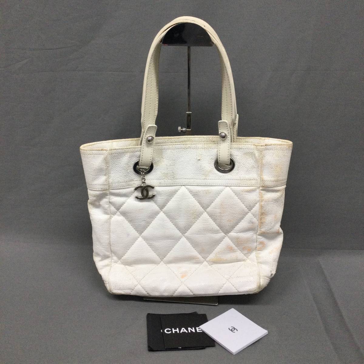 040812 212881 CHANEL シャネル パリビアリッツ ハンドバッグ トート