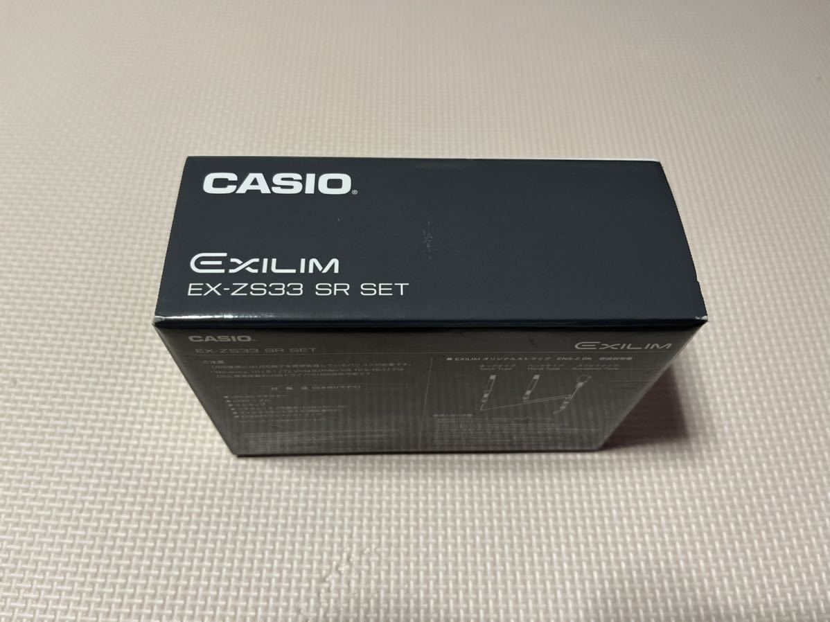お歳暮 人気 Yahoo!オークション - CASIO カシオ EXILIM EX-ZS33 SR SET 6x デジタルカメラ