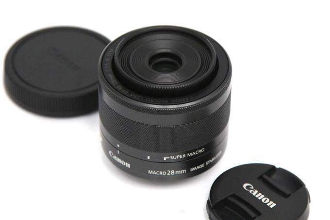 極美品|キヤノン EF-M28mm F3.5 マクロ IS STM γA1119-2N1C lp2m