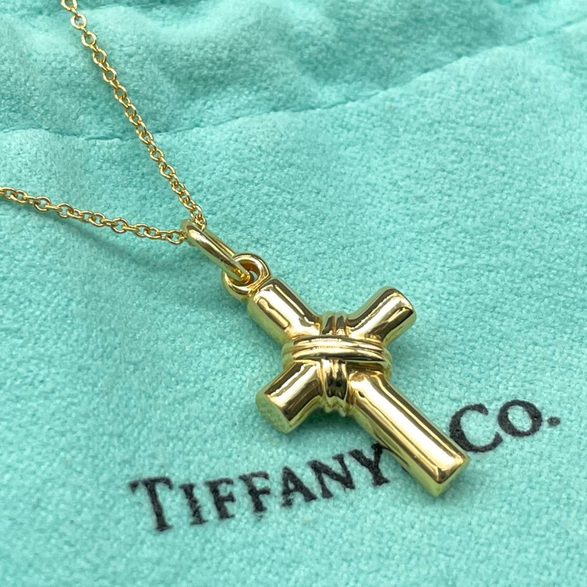 極希少 美品 Tiffany&Co. ティファニー シグネチャー クロス フル
