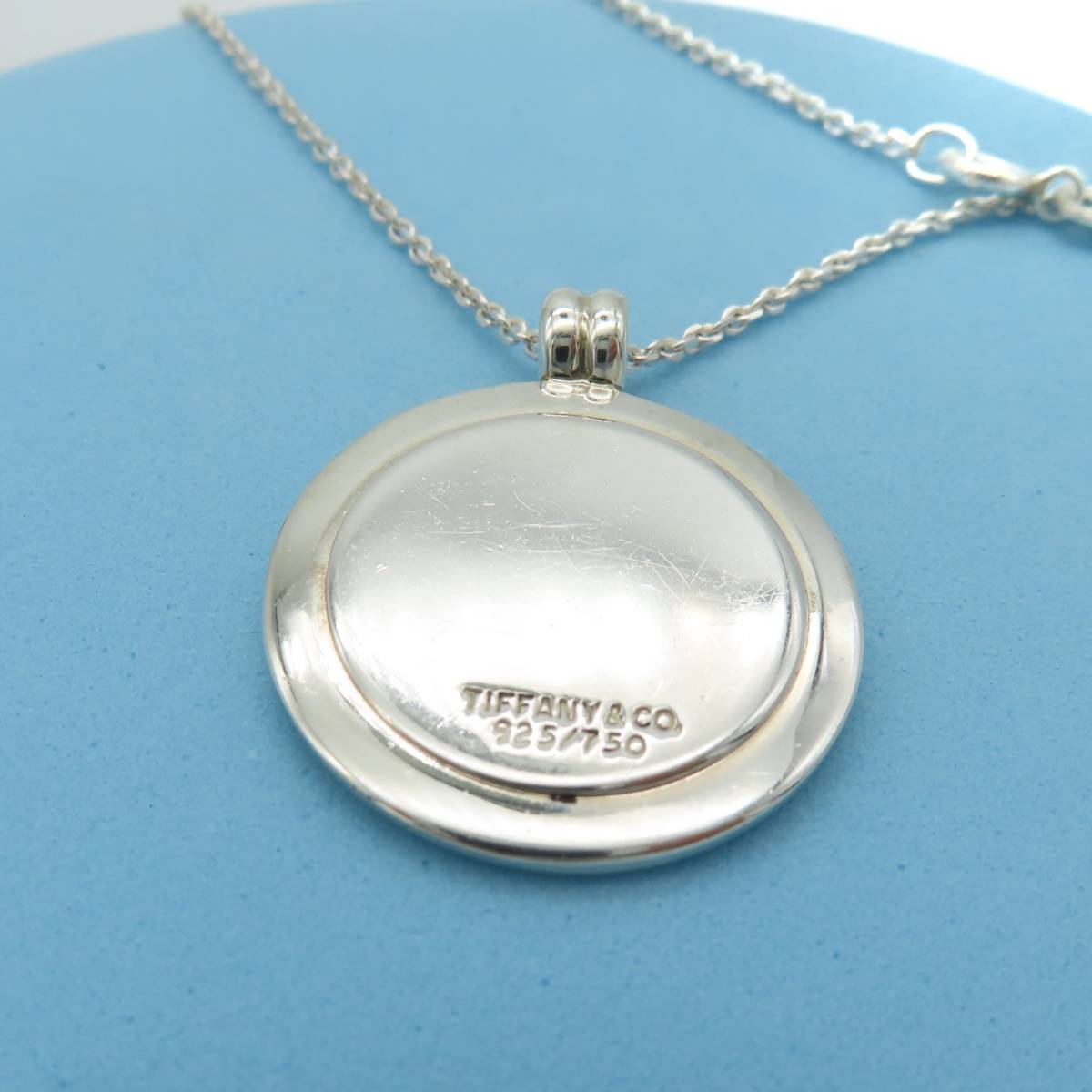 希少 美品 Tiffany&Co. ティファニー 旧ロゴ ゴールド シルバー コンビ