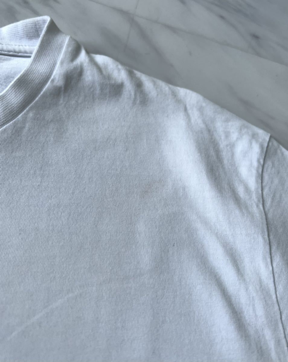希少 名作 美品 NEIL BARRETT 18SS ビッグ シルエット Tシャツ XL 無地 ホワイト ニールバレット オーバー サイズ 国内正規品 ポルトガル製_画像6