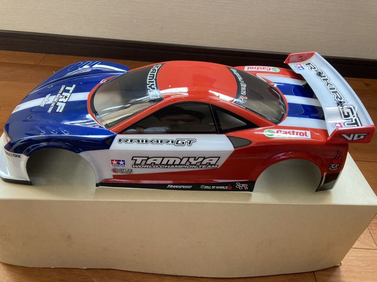 タミヤ 1/10RC 塗装済 ライキリGT 完成品 スペアボディ TA08 の タミヤ 1/10RC 塗装済 ライキリGT 完成品 スペアボディ TA08 の