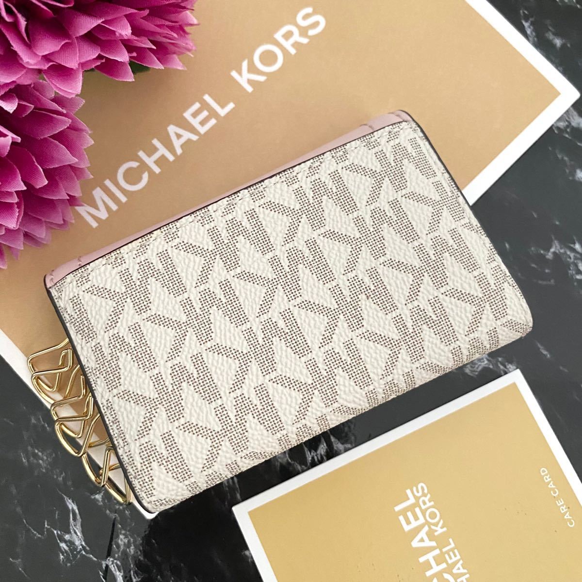 最新モデル 【新品】MICHAEL KORS キーケース ライトピンク
