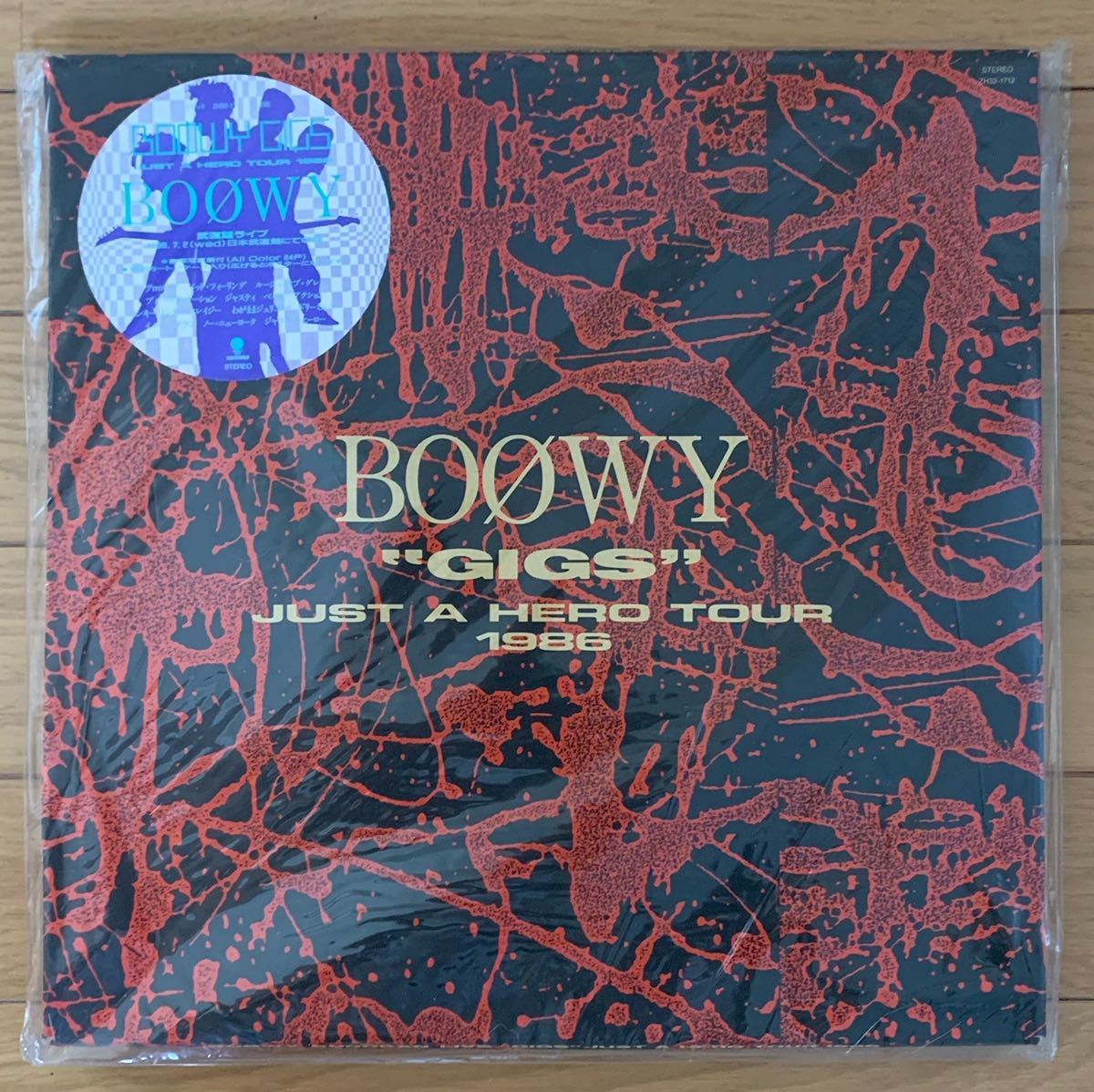 BOOWY GIGS JUST A HERO TOUR 1986(限定盤BOX) カセットテープ版