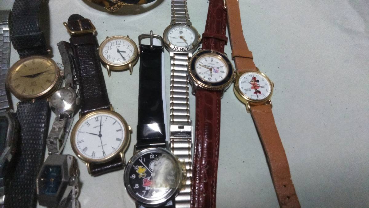 SEIKO セイコー CITIZEN シチズン他 腕時計 まとめ売り15本 メンズ レディース ジャンク No2_画像6