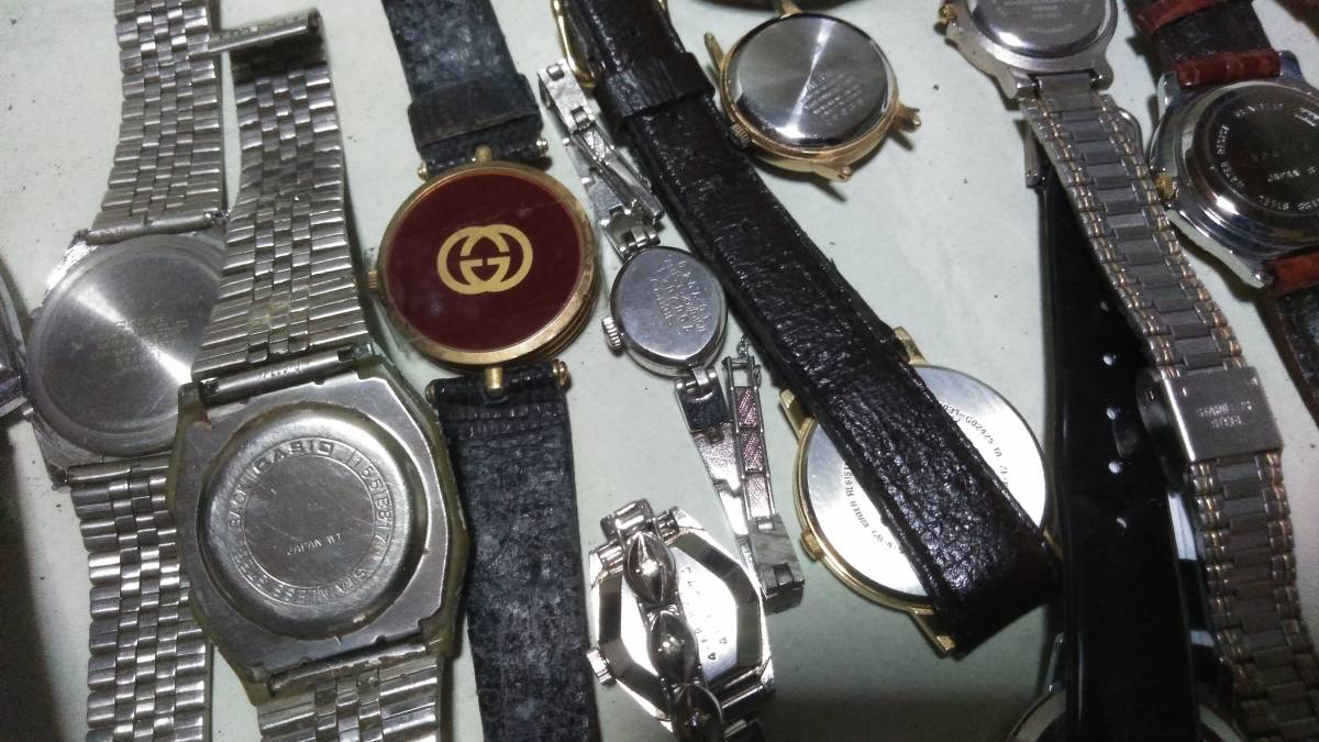 SEIKO セイコー CITIZEN シチズン他 腕時計 まとめ売り15本 メンズ レディース ジャンク No2_画像9