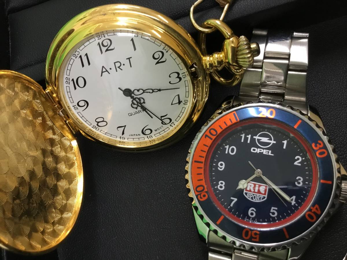 【T】【2799他】 【ジャンク品】 腕時計・懐中時計　9点まとめ　SEIKO　OPEL　CITIZEN EXCEED　AUREOLE　ALBA　クォーツ_画像4