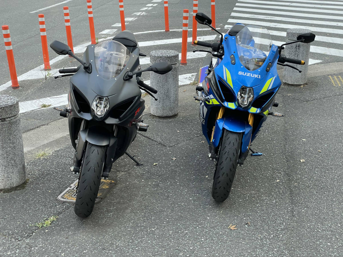 GSX-R1000・GSX-R1000R 2017年型~ ABM製バーハンドルキット +ハンドルバー ＋社外ミラー set　梱包済み　福岡より_画像10