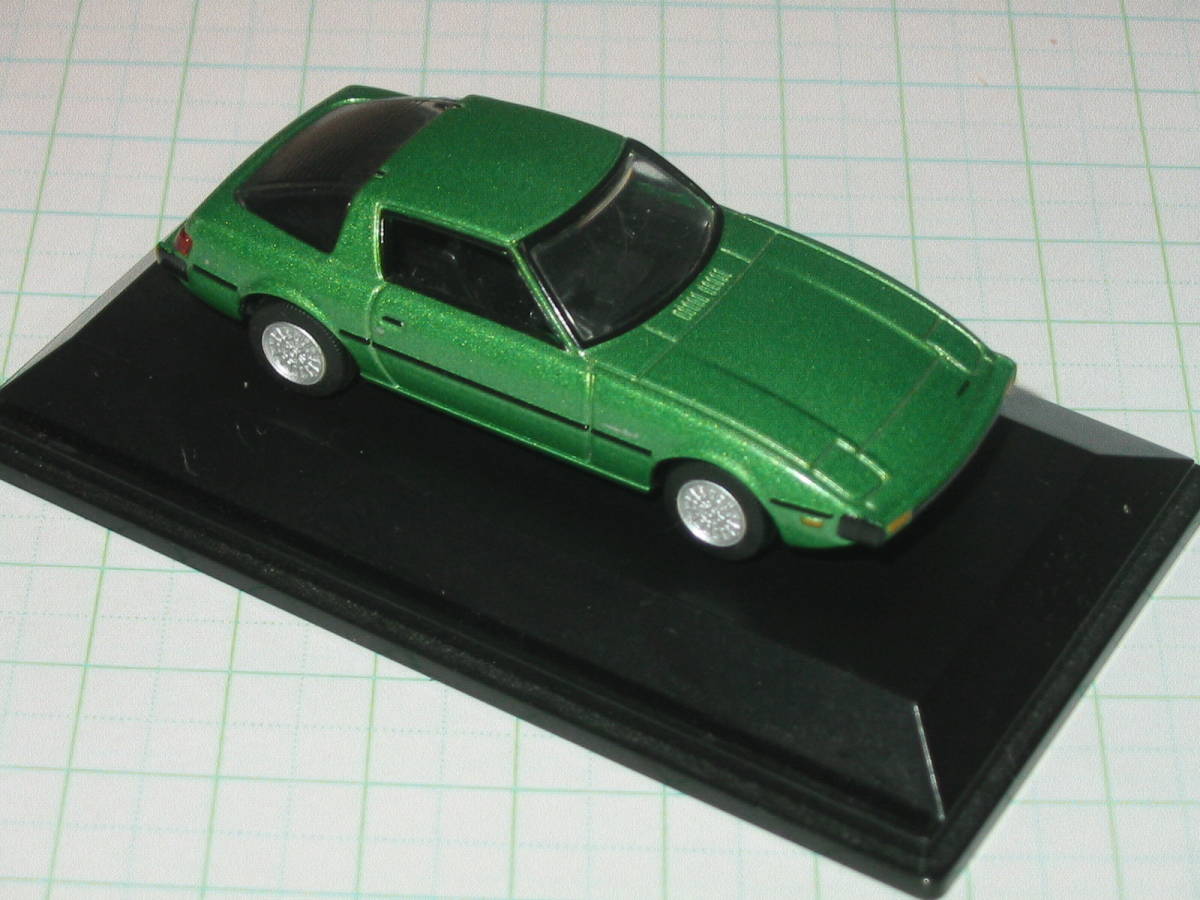 yo- Dell yodel real X REAL-X Real-X * Mazda Savanna RX-7 (SA22C)MAZDA SAVANNA RX-7 (SA22C) green green color 1/72