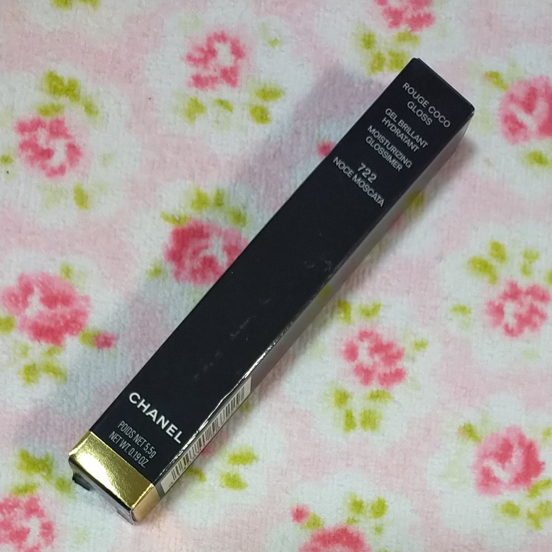 Chanel Rouge Coco Gloss Moisturizing Glossimer #722 Noce Moscata