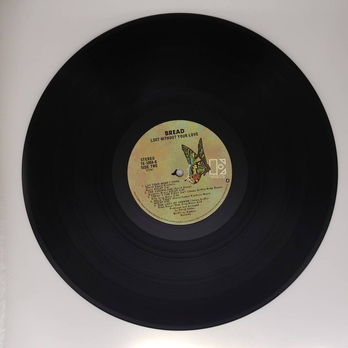 良盤屋◆LP◆US 輸入盤　ブレッド /ロスト・ウィズアウト・ユア・ラブ　Bread/Lost Without Your Love/1977◆Soft Rock◇P-3734_画像7