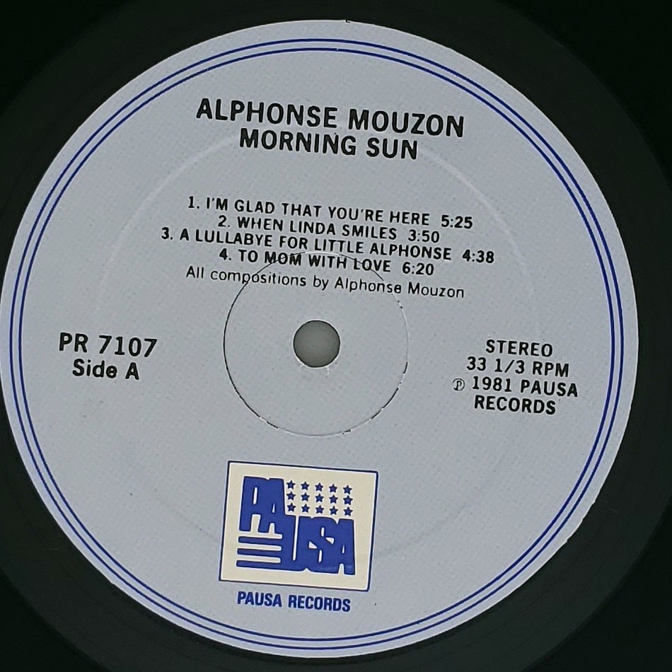 良盤屋◆LP◆7Jazz US 輸入盤 アルフォンス・ムゾーン　Alphonse Mouzon/Morning Sun/1981　◇Sou◆J-2394_画像8