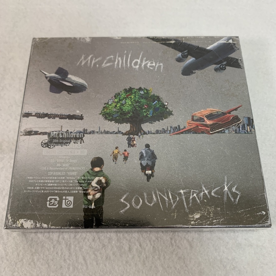 894円 格安新品 《未開封》Mr.Children SOUNDTRACKS 初回限定盤B CD Blu-ray ブックレット ミスチル  サウンドトラック 管理番号12