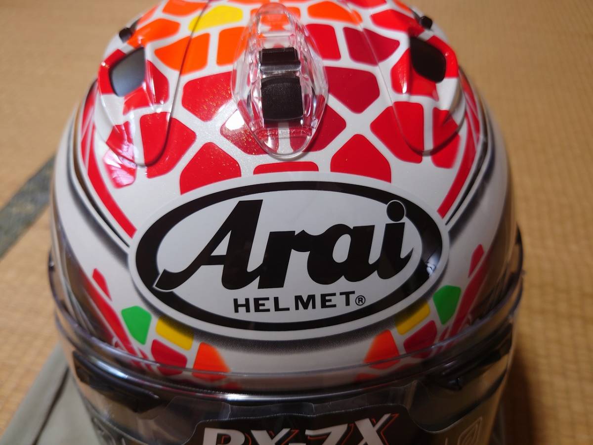 ARAI アライ ヘルメット RX-7X 中上貴晶 ナカガミ NAKAGAMI GP2 ARAI アライ ヘルメット RX-7X 中上貴晶 ナカガミ NAKAGAMI GP2
