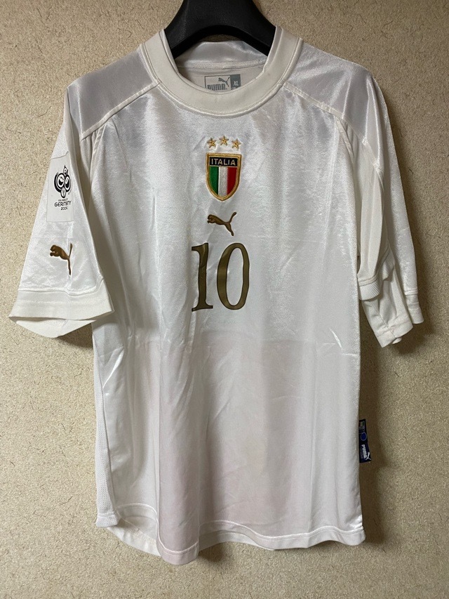 実使用】《イタリア代表》【TOTTI #10】《王子様トッティ》2005 実使用】《イタリア代表》【TOTTI #10】《王子様トッティ》2005