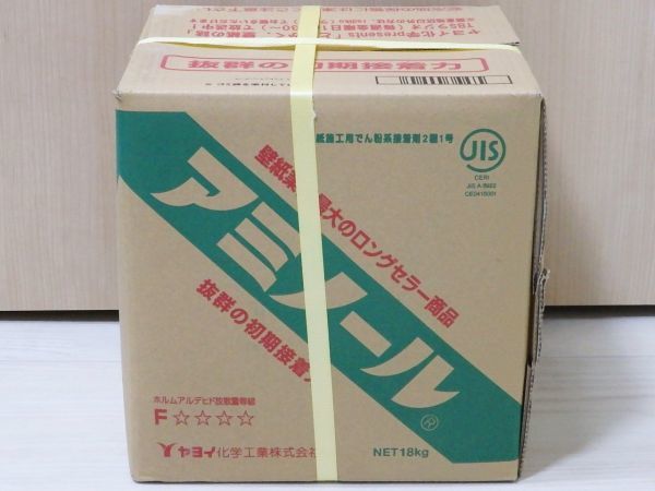 ヤヨイ化学 アミノール 18kg 壁紙 クロス 接着剤 糊 クロス糊(壁紙、クロス)｜売買されたオークション情報、yahooの商品情報をアーカイブ公開  - オークファン（aucfan.com）