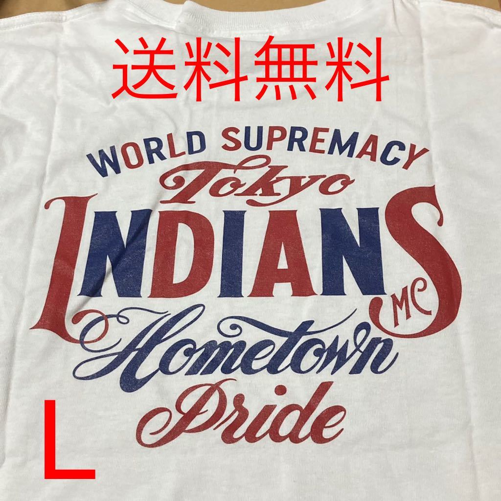 L TOKYO INDIANS MC TEE Pabst Blue Ribbon Beer パシフィコ横浜 東京