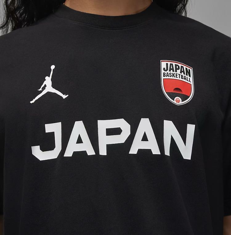 黒2XL 即決 国内正規新品 NIKE JBA AIR JORDAN DRI-FIT TEE BLACK ナイキ バスケットボール エア ジョーダン 日本代表 Tシャツ FD9476-010の画像3