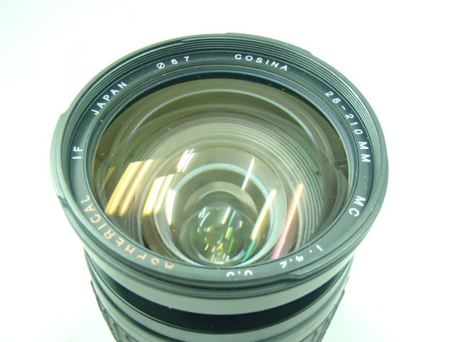 ＃48081 COSINA コシナ カメラ レンズ PENTAX ペンタックス用 28-210mm 1:4.2-6.5 MC Φ67 中古現状品_画像8