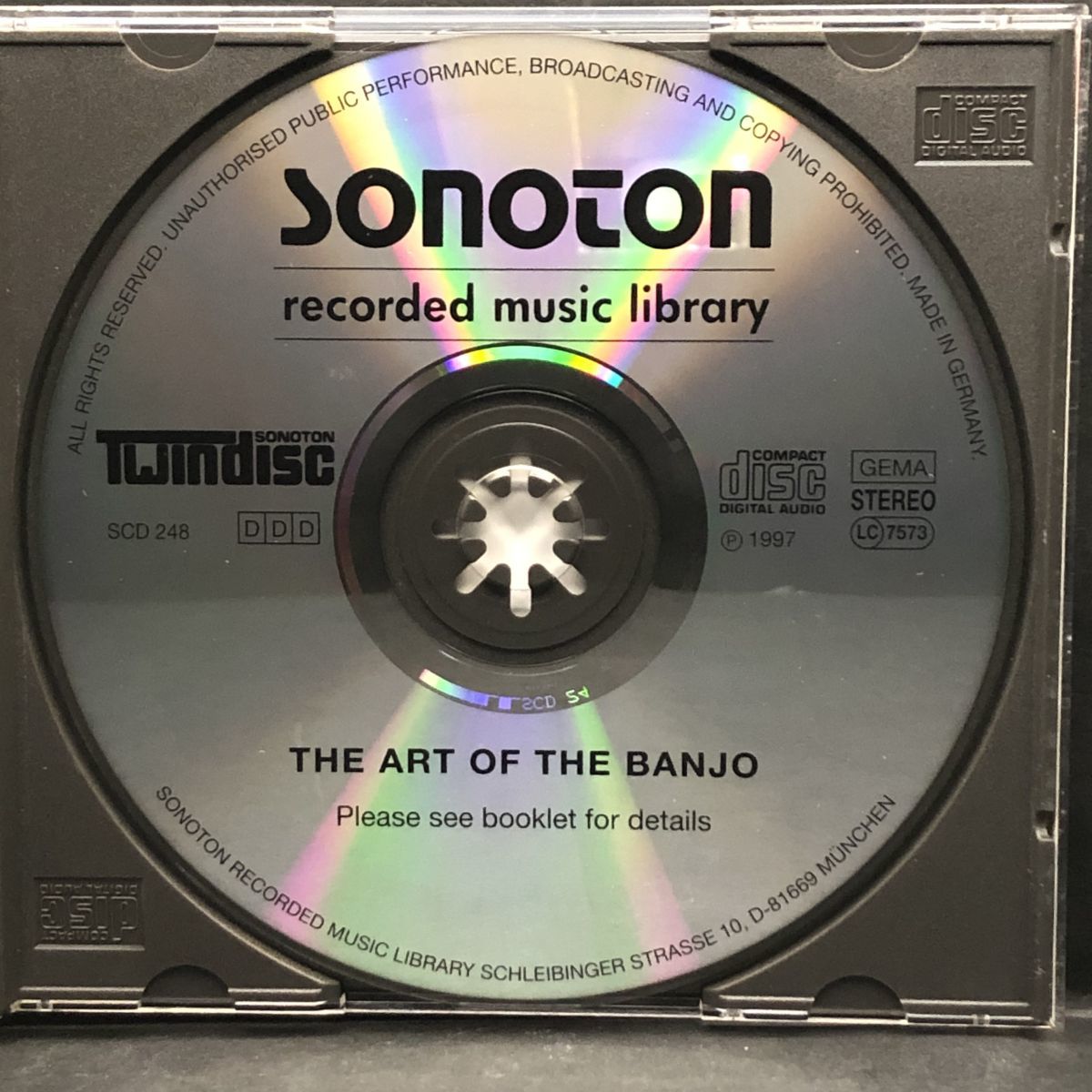 THE ART OF THE BANJO/SONOTON MUSIC LIBRARY CDの画像5