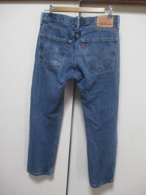 W31★Levi's リーバイス◆505 ジーンズ ◆青◆USA古着_画像2