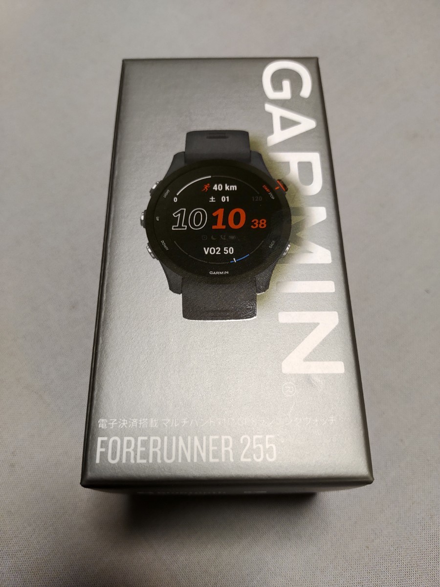 新品未使用★ガーミン GARMIN FORERUNNER 255★充電ポート防塵カバー★納品書、保証書付き