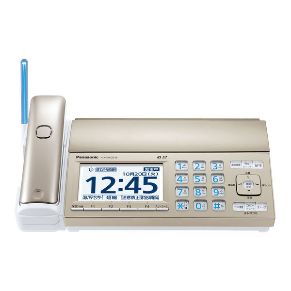60%OFF Panasonic KX-PZ720DL☆子機 KX-PZ720DL-N FAXファックス