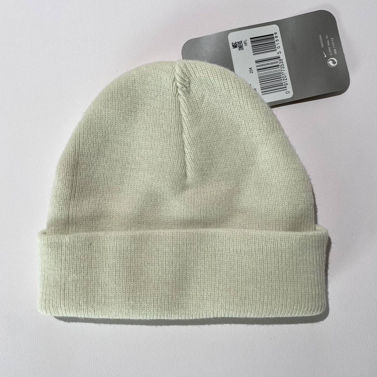 NIKE ニット帽 ナイキ ヴィンテージ デッドストック ニットキャップ ビーニー ワンポイントロゴ 刺繍ロゴ 90s 入手困難