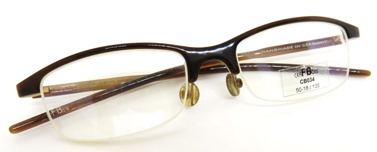  new goods beautiful goods CB034[CERF BOIS cell * boa ] Germany made high class glasses frame water cow hand made unisex stylish glasses gorgeous 