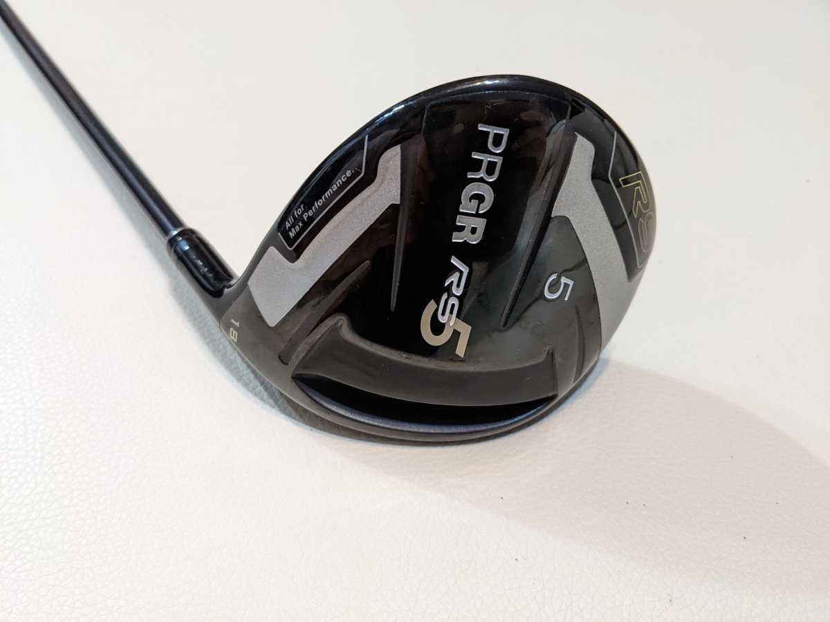 美品プロギア PRGR 5番フェアウェイウッド RS5 18度 純正シャフト